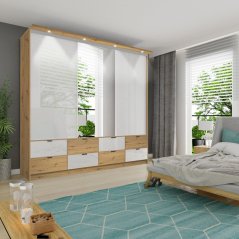 Šatní skříň LED Malaga