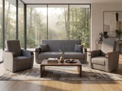 Sedací souprava Vanya 3f+1+1 - Vogue 14, plné područky