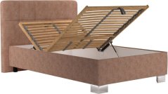 Postel Kelvin 90x200 lososová