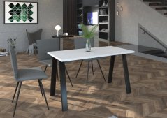 Jídelní stůl Kobalt 90x138 bílý