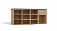 Botník se sedákem Tazin dub artisan