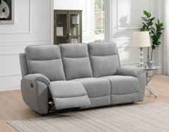 Polohovací sedací souprava Doncaster 3+1+1 075 světle šedá