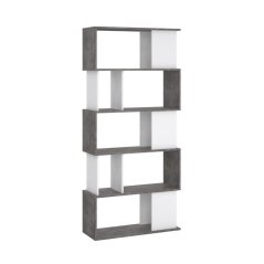 Regál Penta 735 beton/bílá