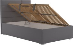 Postel Toriana 140x200 tmavě šedá