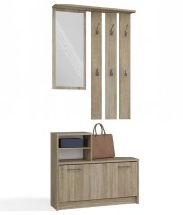 Předsíňová stěna Jantar dub sonoma