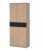 Botník Simplicity 210 jackson hickory/černý mat