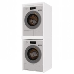 Skříňka na pračku a sušičku Pema TWIN bílá