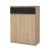 Botník Simplicity 209 jackson hickory/černý mat