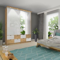 Šatní skříň LED Malaga