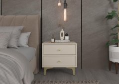 Noční stolek Tomila 801/1 písková béžová