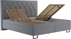 Postel Tobin 180x200 světle šedá