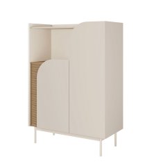 Knihovna Carmina R5 macadamia/dub jarní