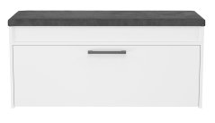 Botník se sedákem Pargas bílá