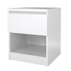 Noční stolek Simplicity 238 bílý lesk