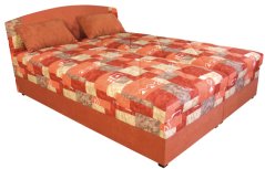 Postel Betty 180x200 - oranžová/vzor