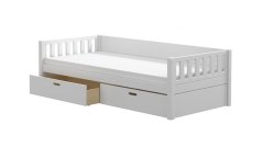 Postel s úložným prostorem Viggo bílá