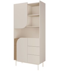 Knihovna Carmina R2 macadamia/dub jarní