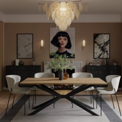 Jídelní stůl Torson dub artisan