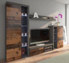 Obývací stěna Rizo matera/old style