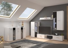 Obývací stěna Silos bílá