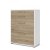 Skříňka Office 80400/158 bílá/dub sonoma