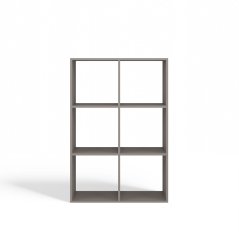 Regál Manja 2x3 šedá jíl