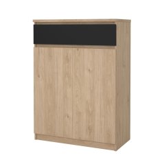 Botník Simplicity 209 jackson hickory/černý mat