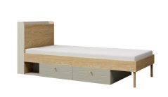 Postel Yuva R13 béžová/dub olejovaný/eukalyptus