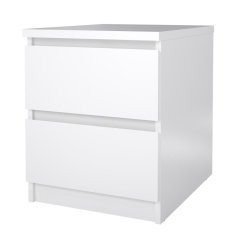 Noční stolek Simplicity 230 bílý lesk