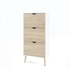 Botník Retro 074 bílá/dub sonoma