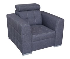 Taburet Zara velký šedá Soro-97