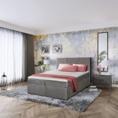 Manželská postel Box Spring