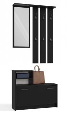 Předsíňová stěna Jantar černá