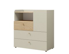 Komoda Yuva R10 béžová/dub olejovaný