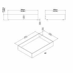 Úložný prostor Simplicity 243 bílý lesk