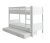 Patrová postel s přistýlkou Romantic 459 bílá