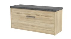 Botník se sedákem Pargas dub sonoma