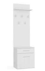 Předsíňová stěna Topaz bílá