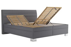 Postel Veneta 160x200 tmavě šedá