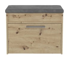 Botník se sedákem Pargas MINI dub artisan