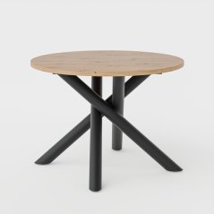 Jídelní stůl Osman kulatý dub artisan