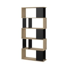 Regál Penta 735 dub sonoma/černá