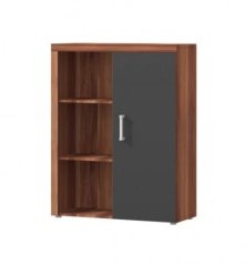 Regál Samir R3 švestka/grafit