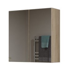 Koupelnová skříňka se zrcadlem Pema 2D dub sonoma