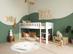 Vyvýšená postel Viggo bílá