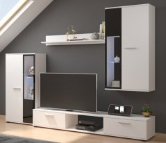 Obývací stěna Silos bílá