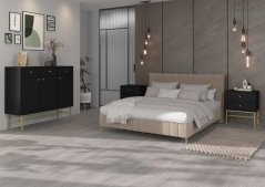 Noční stolek Tomila 801/3 černý grafit