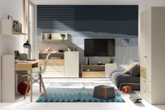 TV stolek Yuva R12 béžová/dub olejovaný