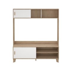 TV stěna Iker 718 jackson hickory/bílá